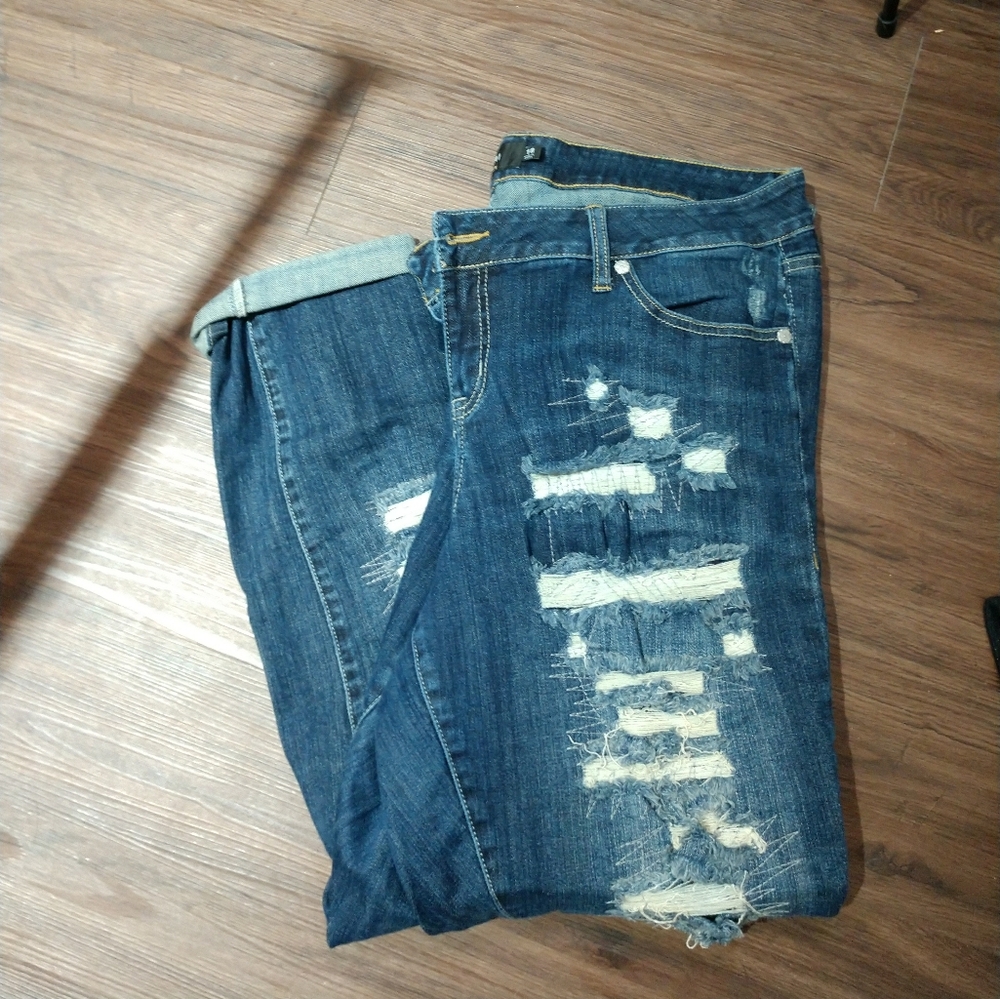 Torrid cropped denim